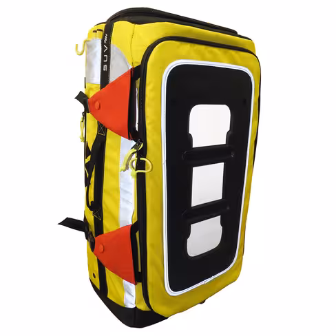 Station de travail médicale textile SUV 70H - grande capacité - rouge