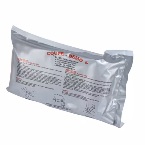 Coussin hémostatique Coupe Hémo - l. 13 cm - l'unité