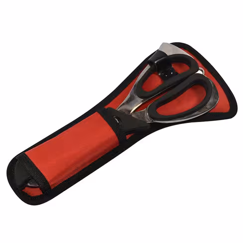 Ciseaux de dégagement et coupe ceinture - acier inoxydable - avec housse de transport