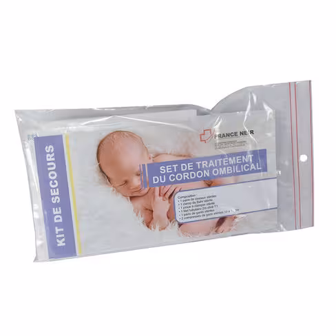 Kit de traitement du cordon ombilical à la naissance - l'unité