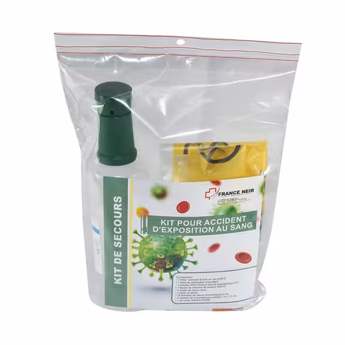Kit pour accident d'exposition au sang - l'unité
