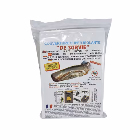 Couverture de survie - 160 x 210 cm - l'unité
