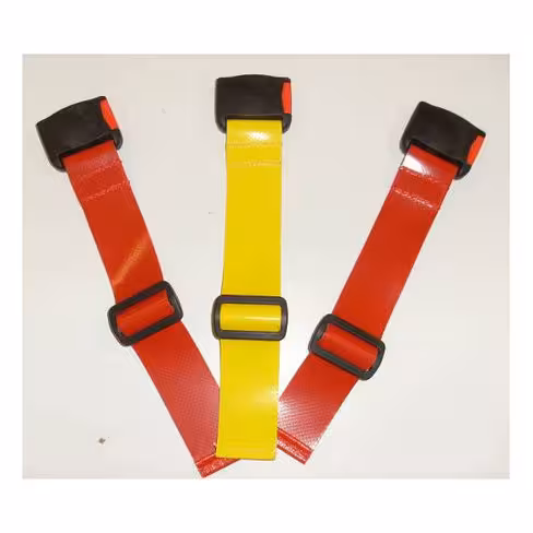 Sangle de maintien antibactérienne décontaminable démontable pour matelas à dépression billes en vrac - lot de 3