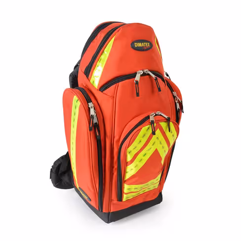 Sac d'oxygénothérapie Decal Scalp - 75 l - bleu et rouge - 3 poches