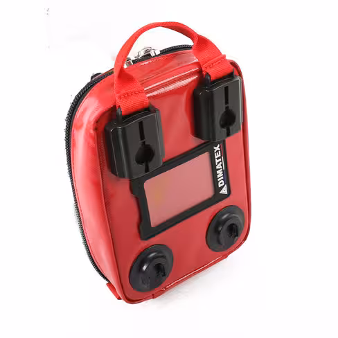 Poche Express - rouge - petit modèle - 14 x 19 x 7 cm - avec fixation magnétique