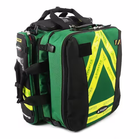 Sac à dos d'intervention Intrepid 60 l - vert - 5 poches multiusage cristal
