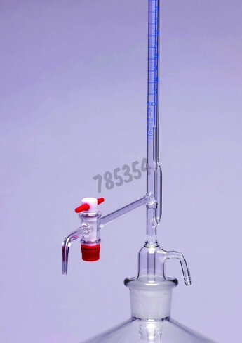 Burette automatique avec bande schellbach et robinet intermé