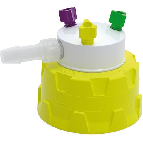 Bouchon GL45 avec 5 connexions capillaire et 15 Raccord capillaire