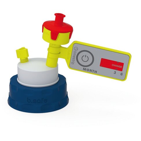 Bouchon GPI38/400 b.safe avec 3 Raccord capillaire et 1 soupape de ventilation