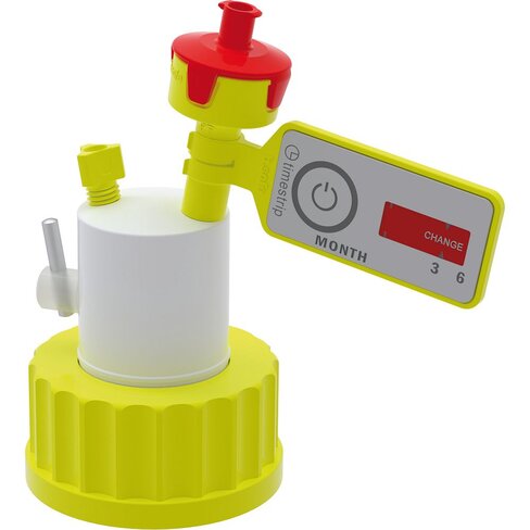 Bouchon S40 b.safe avec 1 raccord capillaire avec robinet et 1 soupape de ventilation