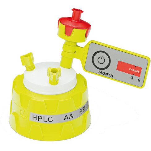 Bouchon GL45 b.safe avec 4 Raccord capillaire et 1 soupape de ventilation