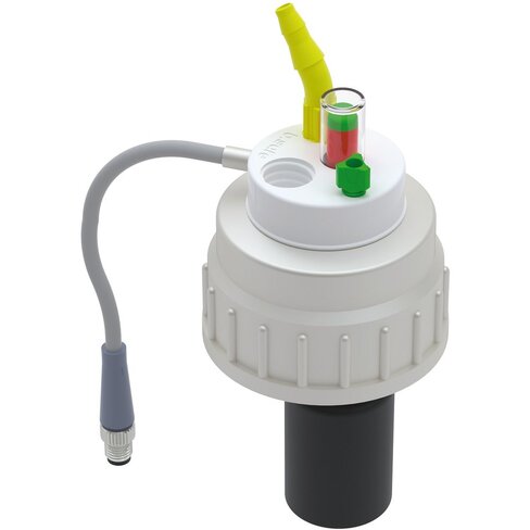 Bouchon B53 avec 1 indicateur de niveau 1 raccord GL14, 1 raccord olive et 1 raccord capillaire