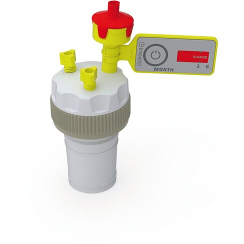 Bouchon rodé 29/32 b.safe avec 2 Raccord capillaire et 1 soupape de ventilation