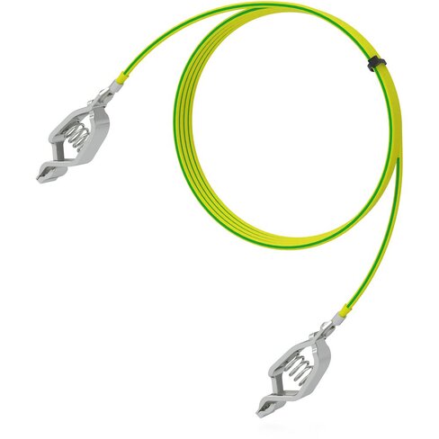 Câble de mise à la terre pince / pince 1,5 m