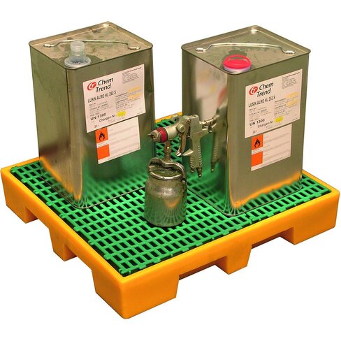 Plateforme de rétention avec caillebotis 120 l