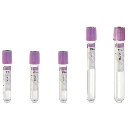 Tube stérile Vacumed avec K2 EDTA, bouchon lavande 2 ml x 100