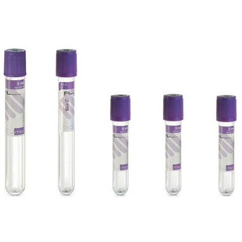 Tube stérile Vacumed avec K3 EDTA, bouchon violet 3 ml x 100