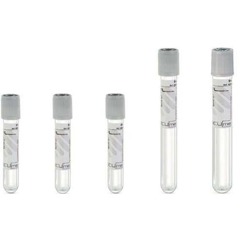 Tube stérile Vacumed sans additif x 6 ml bouchon blanc x 100