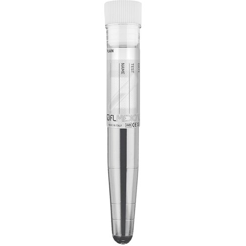 Tube conique PS 16x100 mm bouchon blanc 10 ml x 800