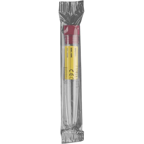 Tube conique stérile PP emballage individuel bouchon rouge 12 ml x 1000