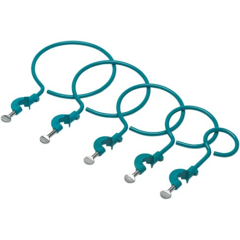 Support anneaux en acier peint Ø 70 mm