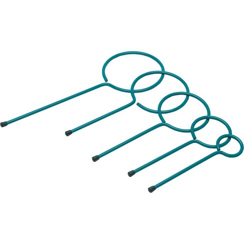 Support anneaux en acier peint Ø 50 mm