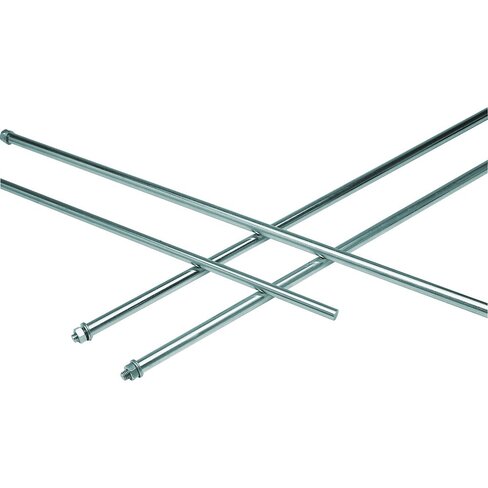 Tige aluminium Ø 10 x 500 mm vis Ø 8 5 mm