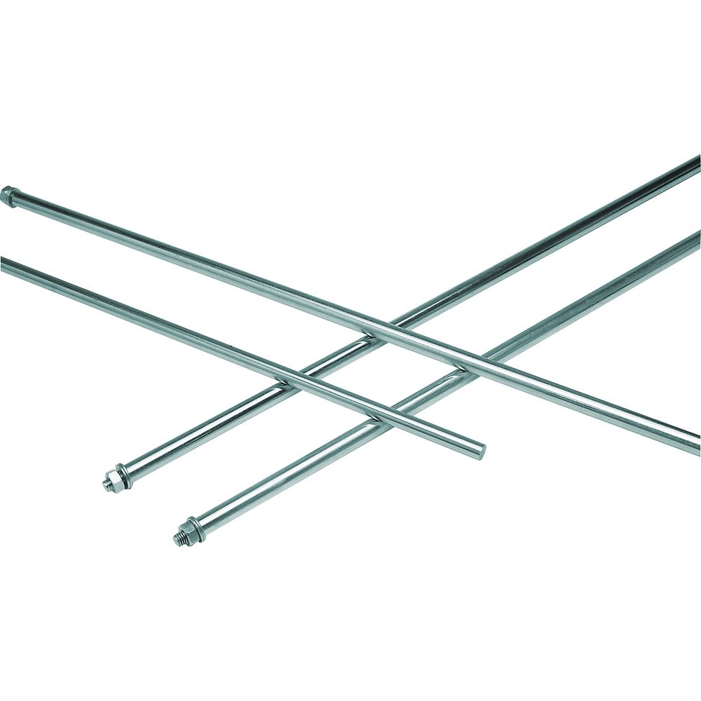 Tige aluminium Ø 12 x 600 mm vis Ø 8 5 mm