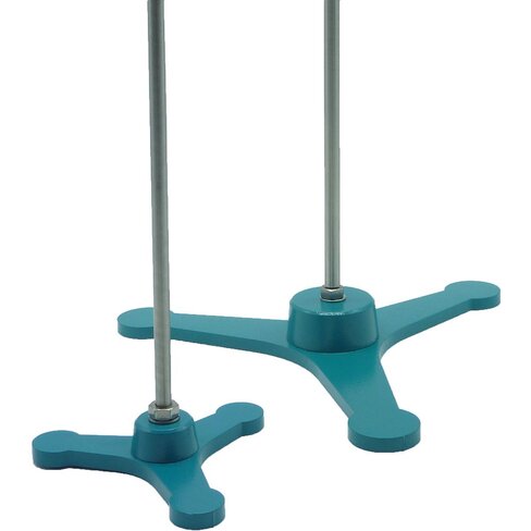 Statif lourd tige acier inox socle Ø 140 mm