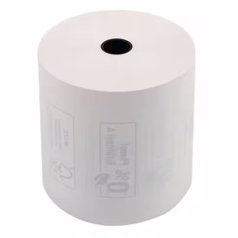 Bobine papier thermique 1 pli Exacompta - 80 m x 72 mm - Ø 12 mm - 3 lots de 10 bobines
