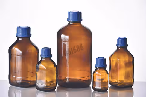 Flacon verre brun 2500 ml