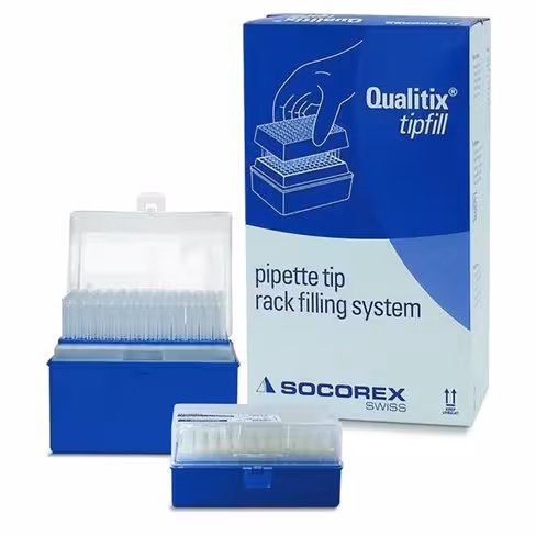 Embout macro qualitips transparent 5 ml compatible SOCOREX EPPENDORF x 100