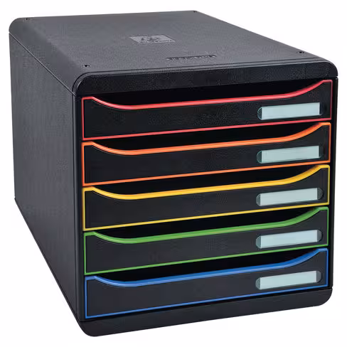 Module de classement - Exacompta - 5 tiroirs assortis