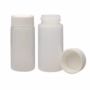 Fiole de scintillation liquide, 20 mL, HDPE, cap vissé en PP, joint film métallique, conditionné séparément x 1.000