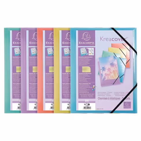 Chemise exacompta kreacover 3 rabats