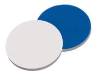 Joint 8mm bleu foncé Silicone/ blanc PTFE, 1,3mm, 45° shore A x 1000