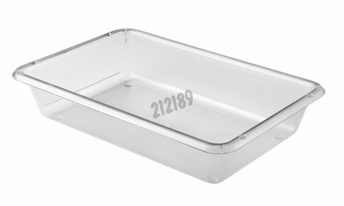 Bac plat 5l ABS transparent