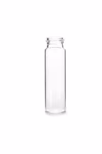 Flacon 60 ml EPA avec col à visser, ND24, 140 x 27,5 mm, verre ambré, 1re classe hydrolytique x 100