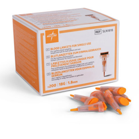 Autopiqueur 18G - profondeur 1,8 mm - flux important - 1 carton de 18 boîtes de 200 unités