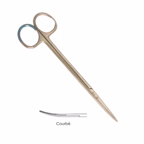 Ciseaux Metzenbaum 20 cm courbes inox UU stérile/1 Boîte de 100 unités