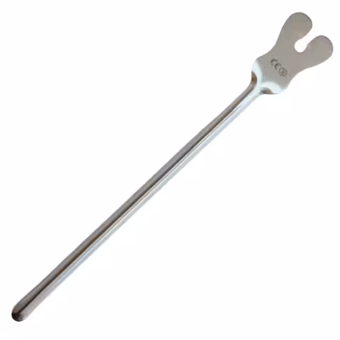 Sonde cannelée 14 cm inox UU stérile/1 Boîte de 150 unités