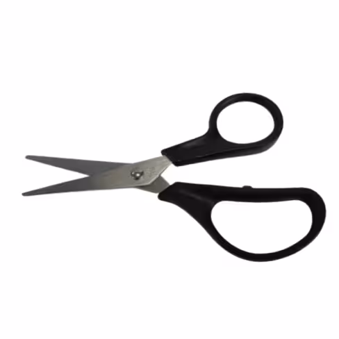 Ciseaux 13 cm bouts pointus grandes anses plastiques Boîte de 80 unités