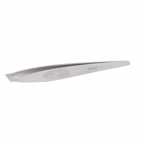 Pince à épiler - plateaux 7,4 x 6,2 mm - épaisseur 0,98 mm - boîte de 10 unités