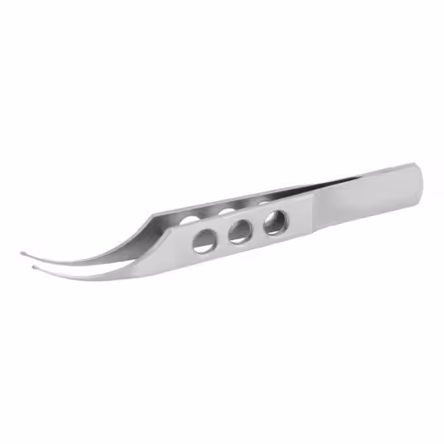 Pince DMEK de Kocaba - pointes rondes - mors courbes - boîte de 10 unités