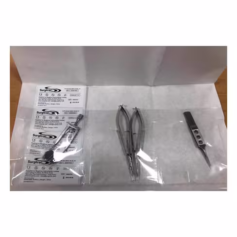 Set de préparation rétine 4 instruments - boîte de 10 unités