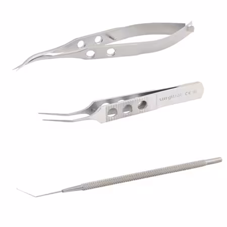 Set d´explantation implant 3 instruments - ciseaux Osher - boîte de 10 unités