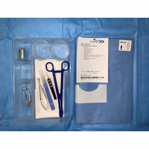 Set de prélèvement de cornée bi-latéral Cemed - boîte de 10 unités