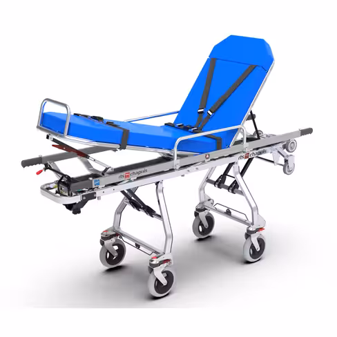 Brancard d'ambulance monobloc sans plicature genoux 430CF - 3 parties - 55 cm
