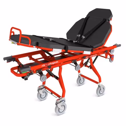 Brancard d'ambulance monobloc 420 CA XXL - 60 cm - bariatrique