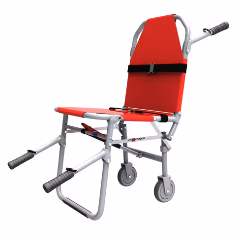 Chaise portoir pliante Confort 42 - 2 roulettes